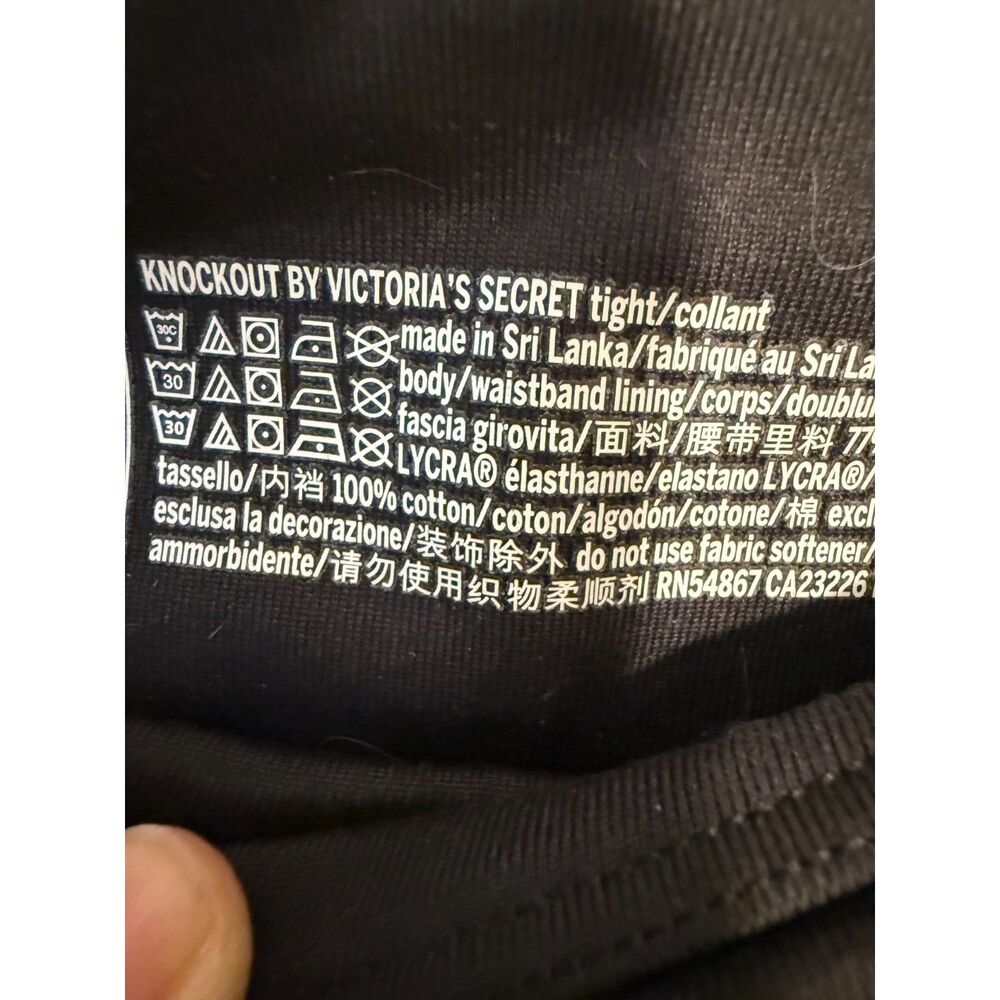 Victoria's Secret Sport Black Knockout Tight Workout Leggings - Picture 4 of 5